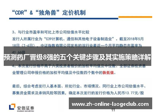 预测药厂晋级8强的五个关键步骤及其实施策略详解
